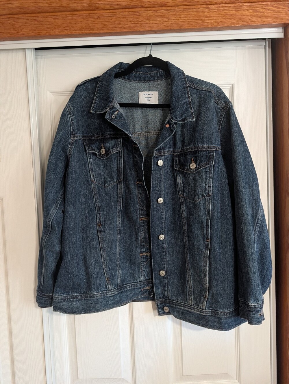 Old Navy Women's Blue Denim Trucker Jacket
